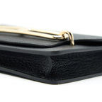 HERMES ROULIS SLIM WALLET EVERCOLOR BLACK GHW