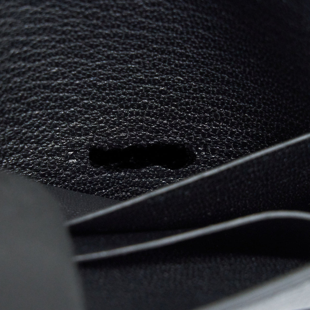 HERMES ROULIS SLIM WALLET EVERCOLOR BLACK GHW