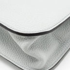 Hermes Halzan 25 Clemence Blue Pale SHW