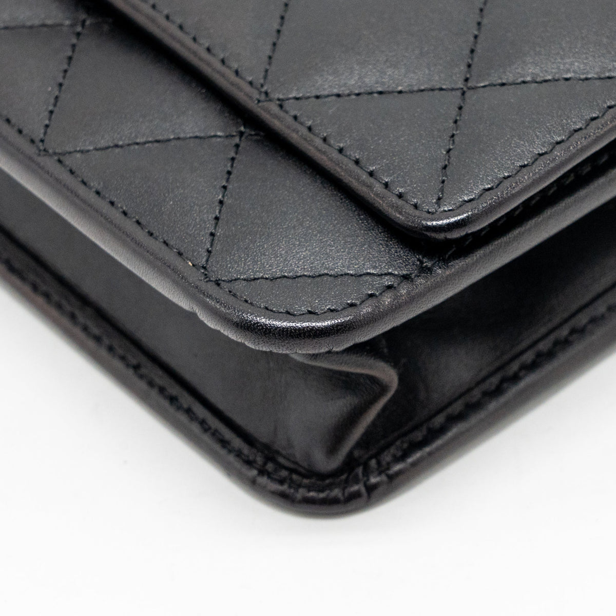 Chanel Cambon Wallet on Chain Calfskin Black SHW