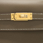 HERMES KELLY 25 SELLIER ETOUPE EPSOM LEATHER GHW