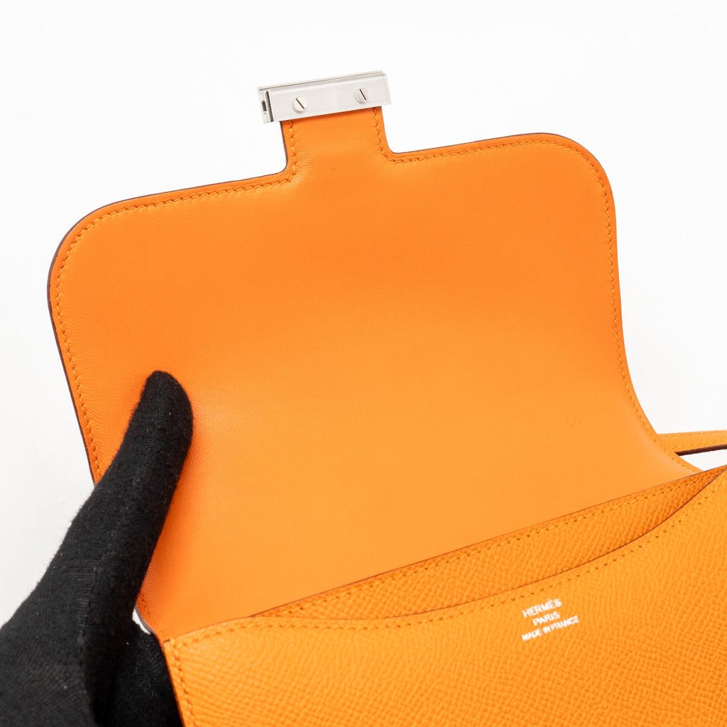 Hermes mini constance epsom orange SHW