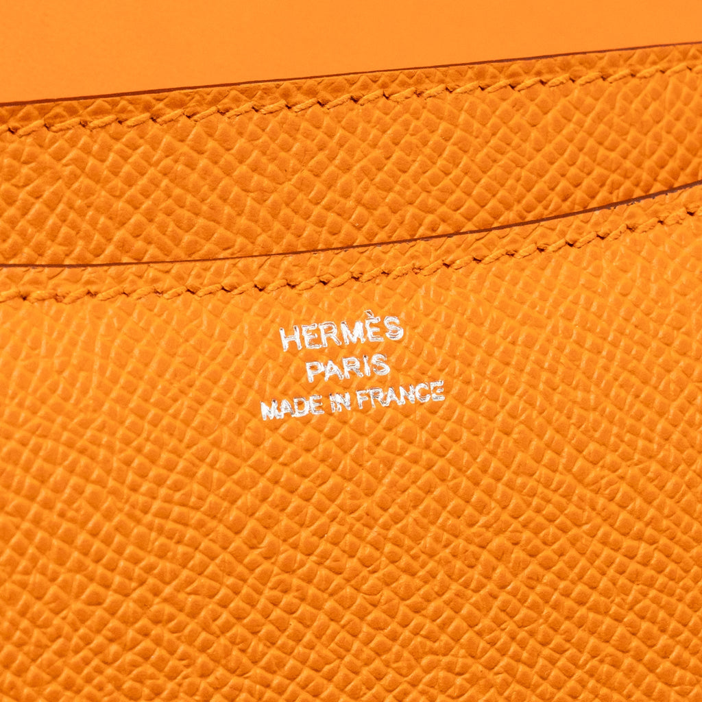 Hermes mini constance epsom orange SHW