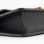 DIOR MEDIUM 30 MONTAIGNE FLAP BAG CALFSKIN BLACK GHW