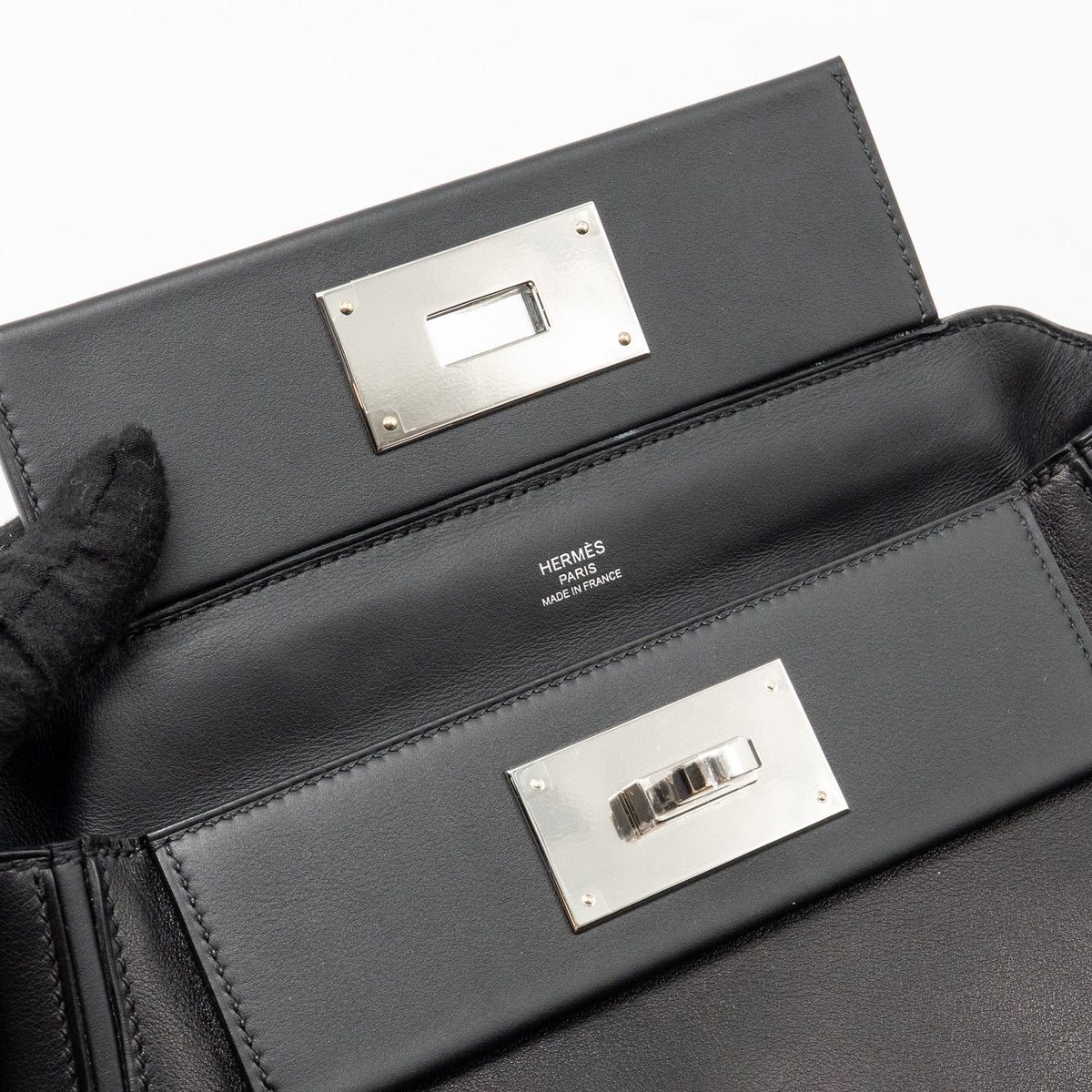 HERMES MINI 2424 24/24-21 BAG SWIFT BLACK SHW
