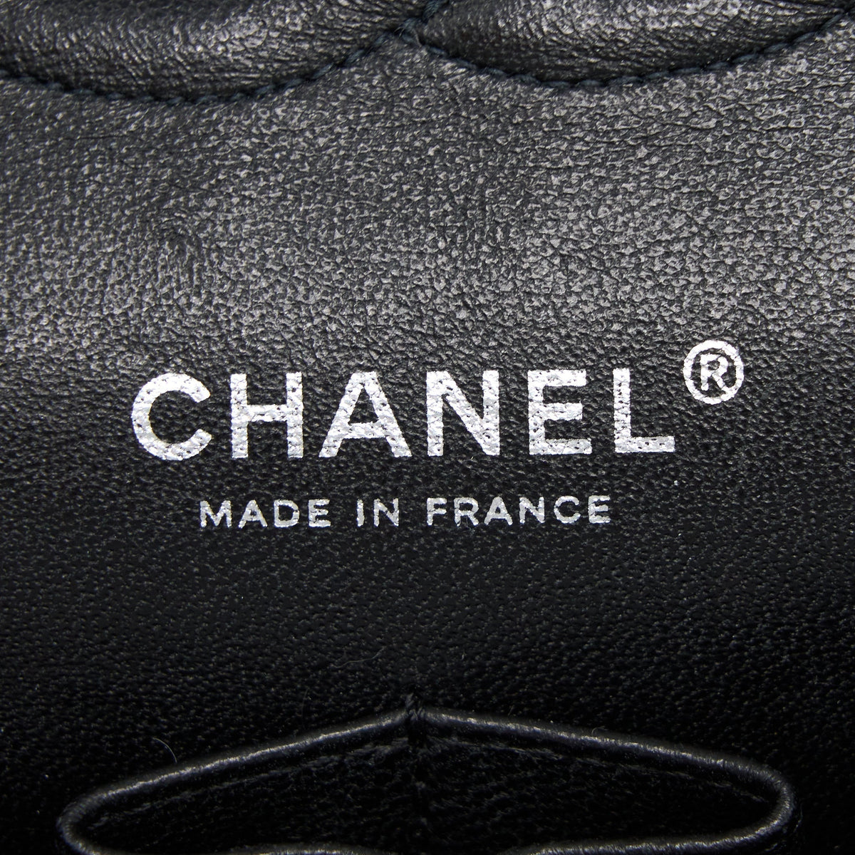 CHANEL CLASSIC DOUBLE FLAP BAG TWEED BLACK/WHITE SHW