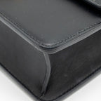 DIOR MEDIUM 30 MONTAIGNE FLAP BAG CALFSKIN BLACK GHW