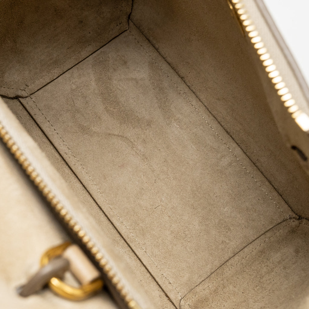 Celine Nano Belt Bag Grained Calfskin Light Taupe GHW