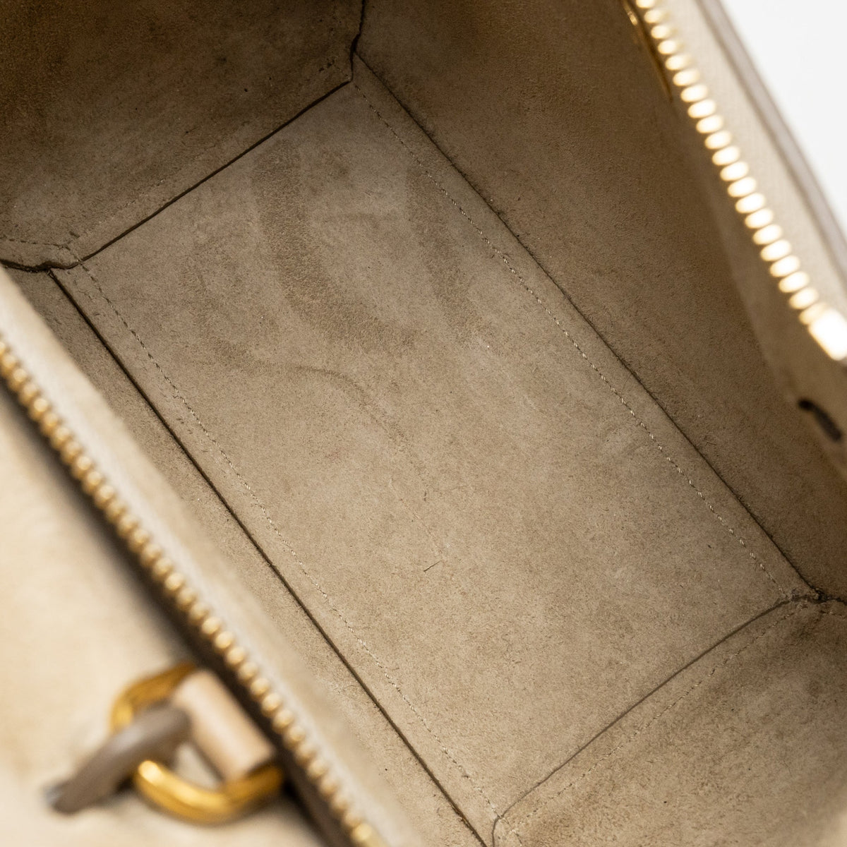 Celine Nano Belt Bag Grained Calfskin Light Taupe GHW