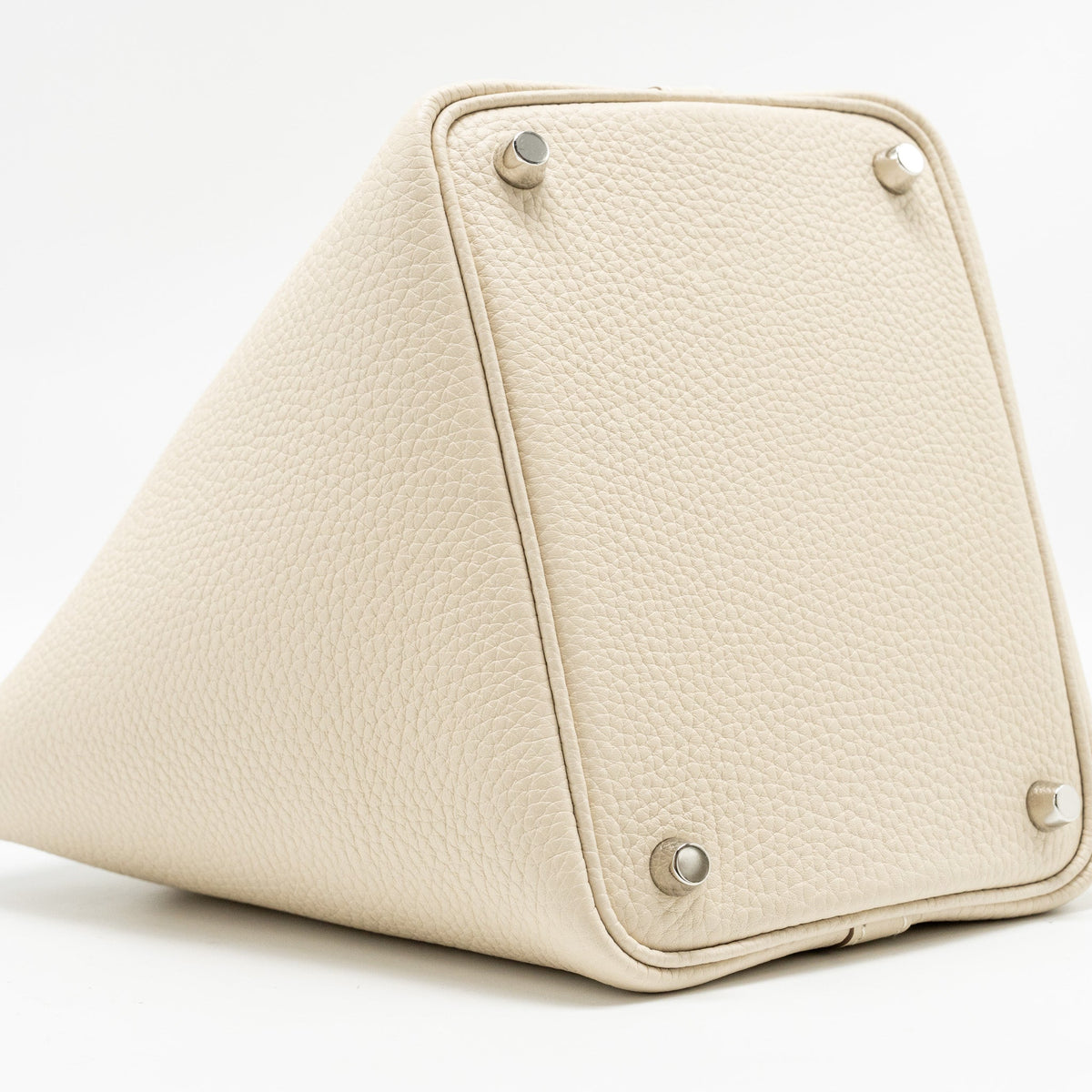 Hermes Picotin18 Lock Bag Clemence Craie SHW