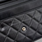 CHANEL 2.55 REISSUE LUCKY CHARMS WALLET ON CHAIN AGED CALFSKIN BLACK RUTHENIUM HARDWARE