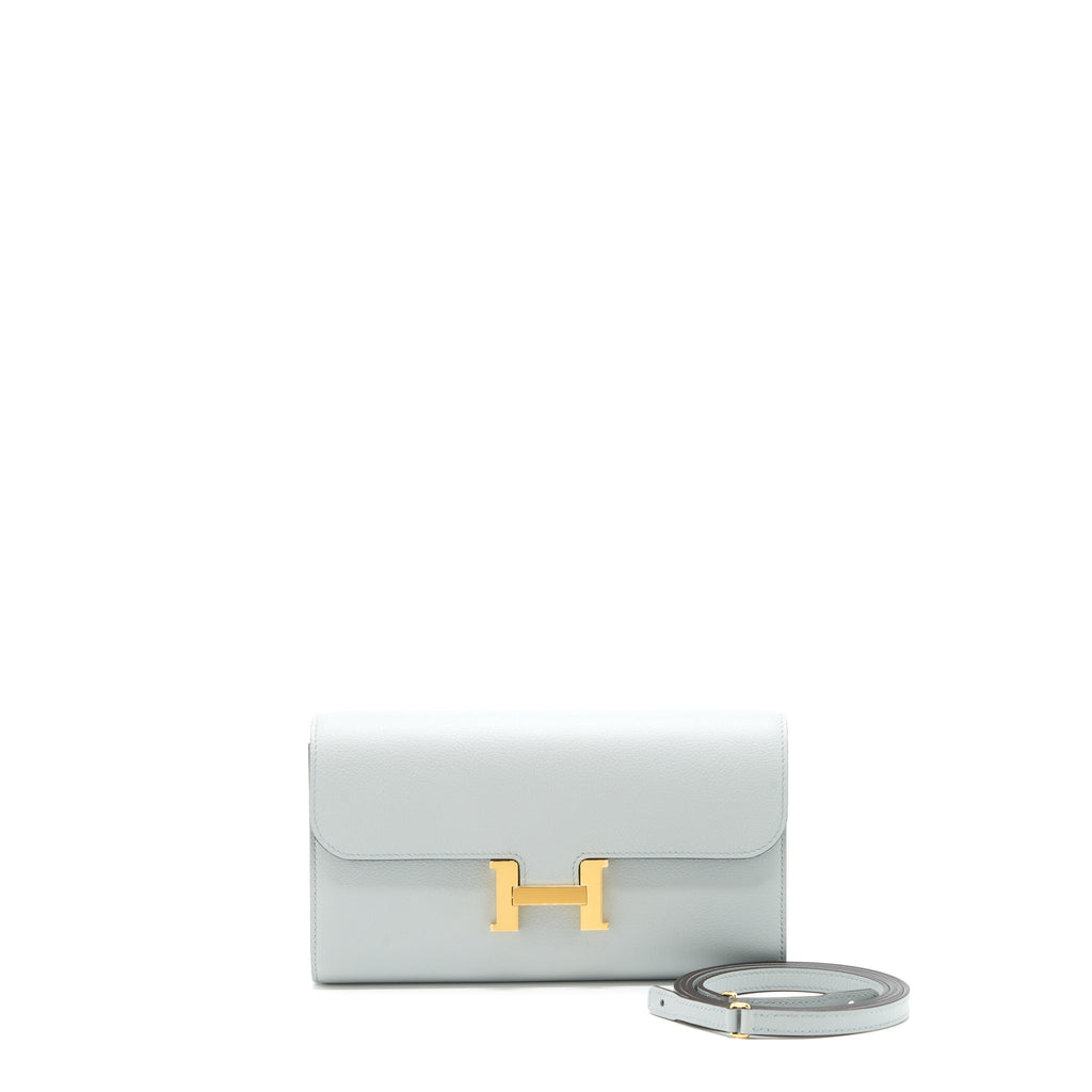Hermes Constance To Go Evercolor 8U Bleu Glacier GHW