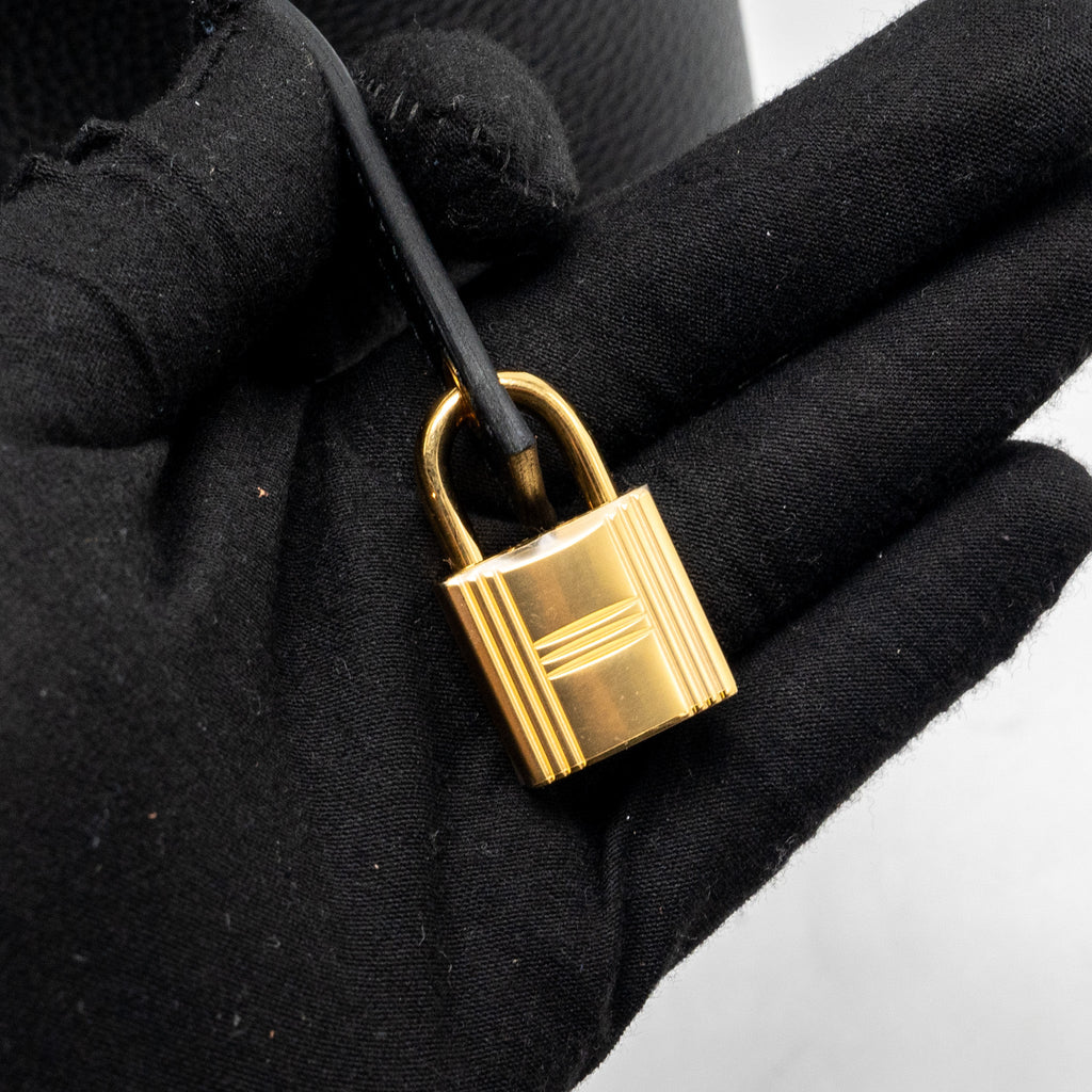 Hermes Picotin 22 Lock Bag Clemence Black GHW