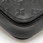 LOUIS VUITTON POCHETTE METIS MONOGRAM EMPREINTE BLACK GHW