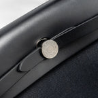 HERMES HERBAG 31 ZIP BAG CANVAS/HUNTER BLACK SHW