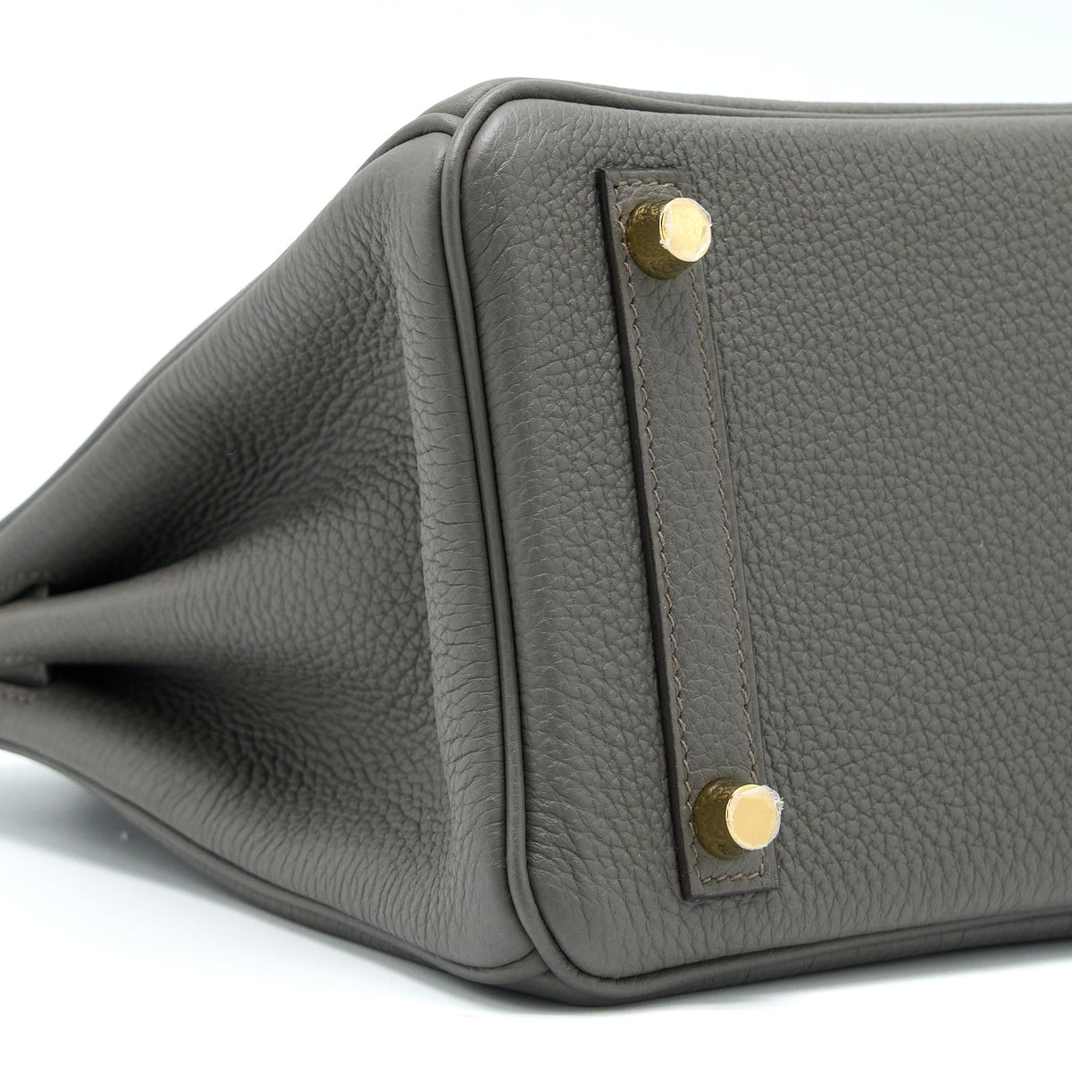 Hermes Birkin 25 Togo 8F Gris Etain GHW