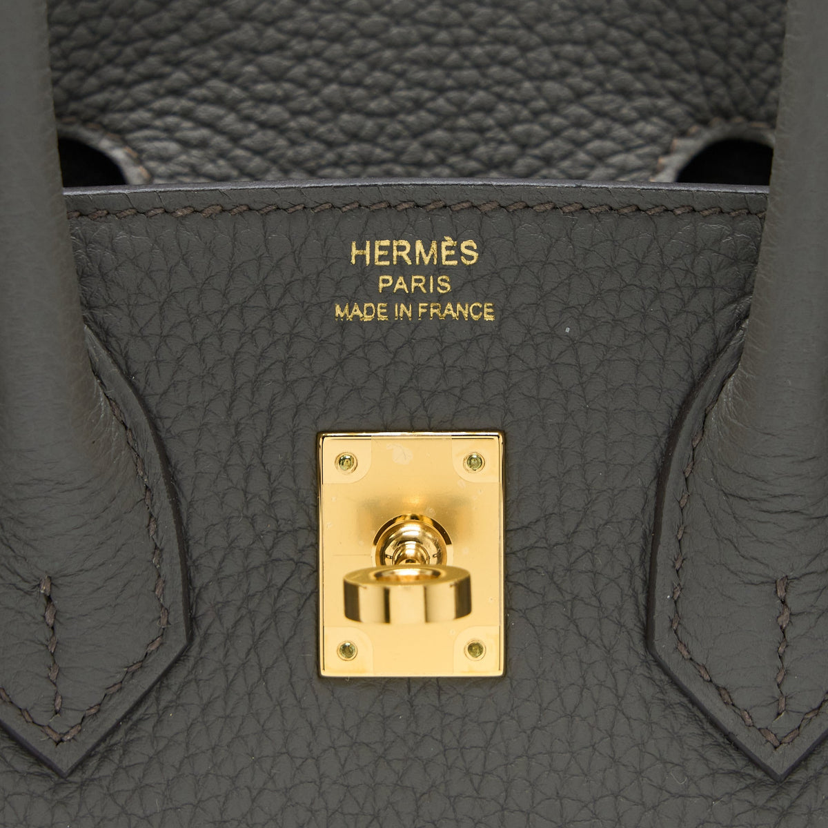 Hermes Birkin 25 Togo 8F Gris Etain GHW