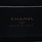 CHANEL 22A TOP HANDLE LONG VANITY WITH CHAIN LAMBSKIN BLACK LGHW