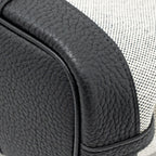Hermes neo garden party 23 canvas/negonda ecru/black SHW