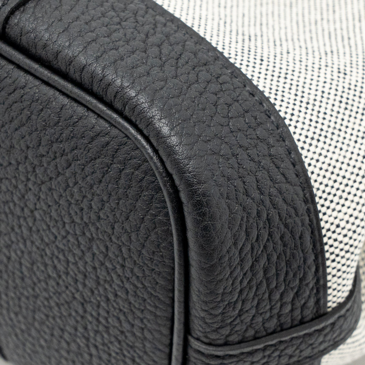 Hermes neo garden party 23 canvas/negonda ecru/black SHW