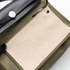 HERMES HERBAG 31 ZIP BAG TOLIE H BERLINE CANVAS/VACHE HUNTER LICHEN/ECRU-BEIGE/BLACK SHW