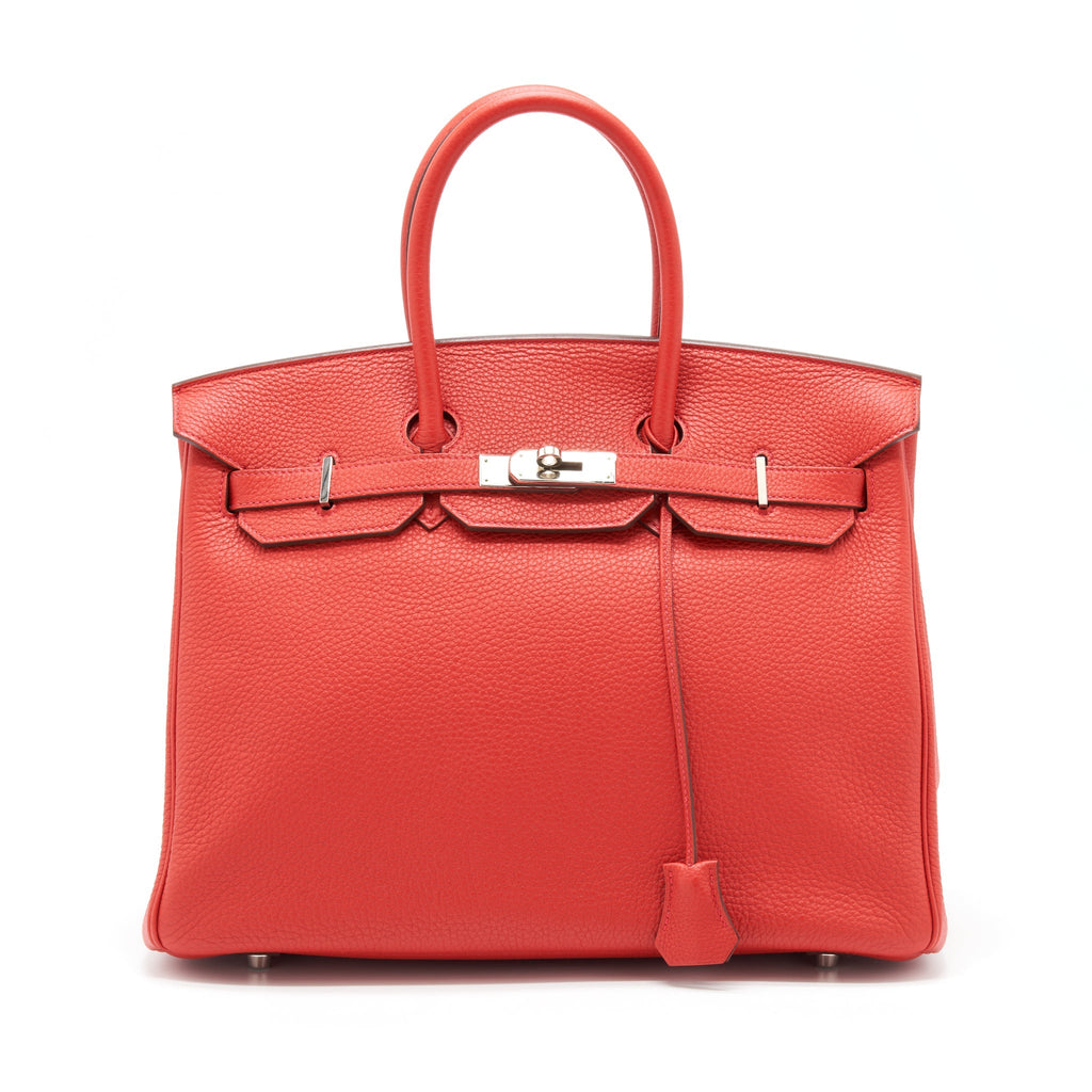 Hermes Birkin 35 Togo D5 Geranium SHW