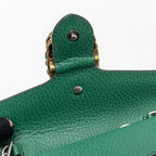 GUCCI DIONYSUS SUPER MINI CALFSKIN GREEN BRUSHED GHW