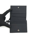 DIOR FLAP CARD HOLDER CALFSKIN SO BLACK