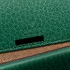 GUCCI DIONYSUS SUPER MINI CALFSKIN GREEN BRUSHED GHW