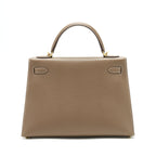 HERMES KELLY 32 SELLIER EPSOM ETOUPE GHW