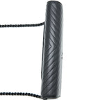 CHANEL CHEVRON WALLET ON CHAIN BLACK WITH BLACK HARDWARE