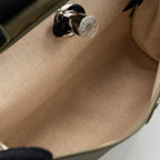 HERMES HERBAG 31 ZIP BAG TOLIE H BERLINE CANVAS/VACHE HUNTER LICHEN/ECRU-BEIGE/BLACK SHW