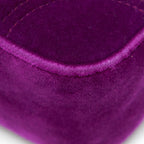 GUCCI MINI MARMONT BAG VELVET PURPLE GHW