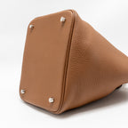 Hermes Picotin 22 Lock Bag Clemence Gold SHW