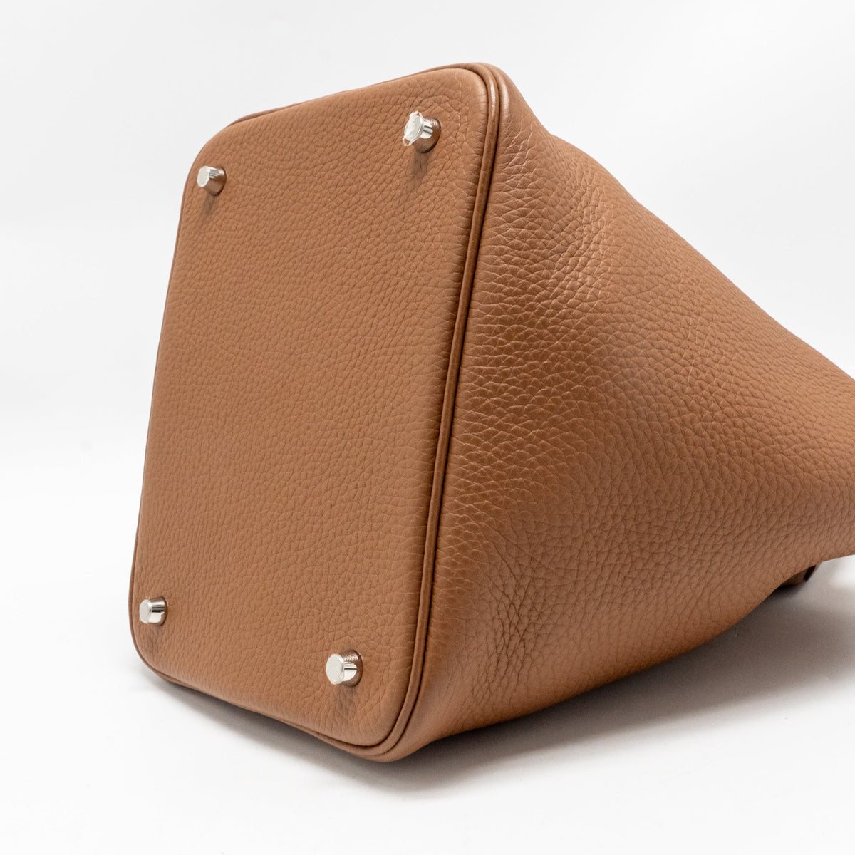 Hermes Picotin 22 Lock Bag Clemence Gold SHW
