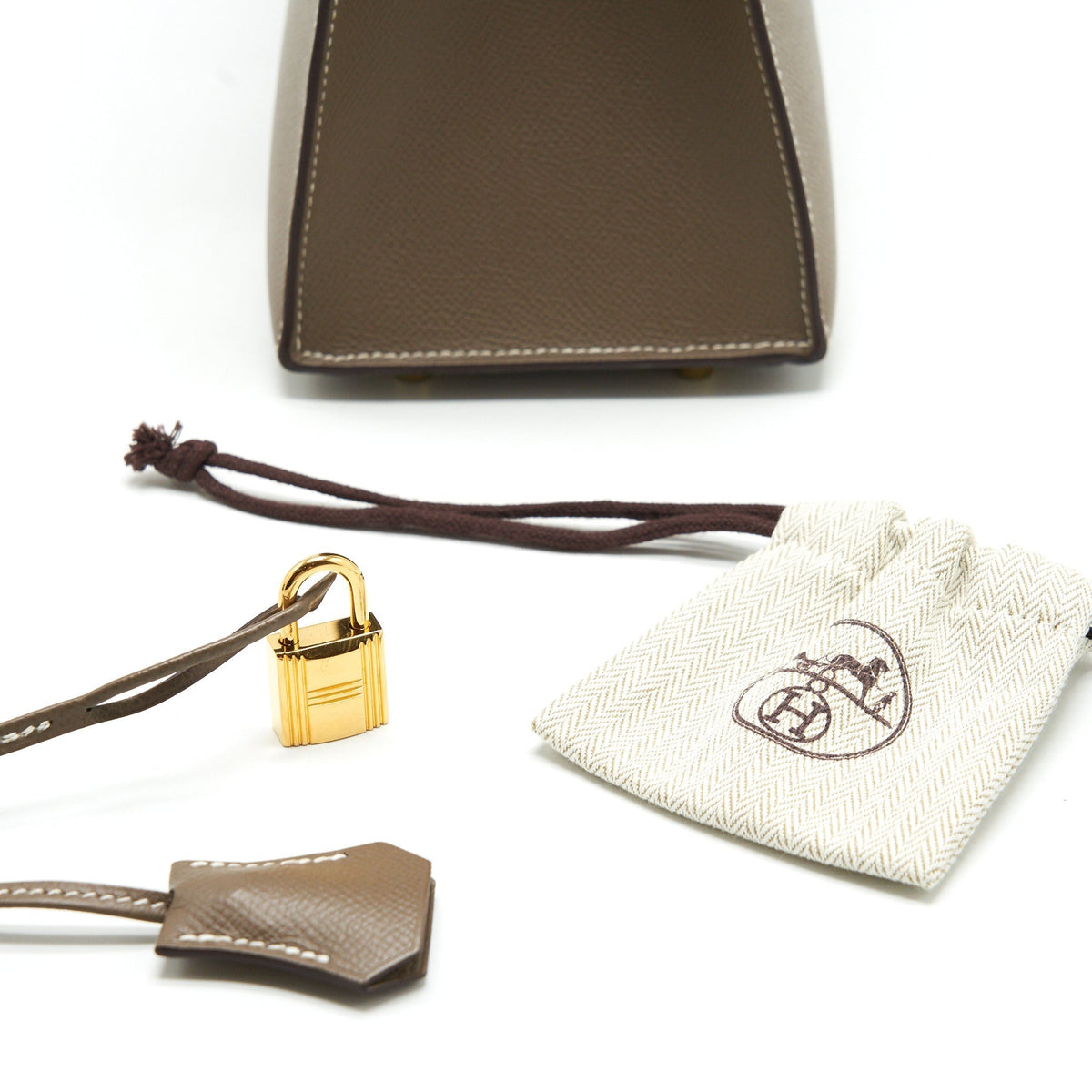 HERMES KELLY 32 SELLIER EPSOM ETOUPE GHW