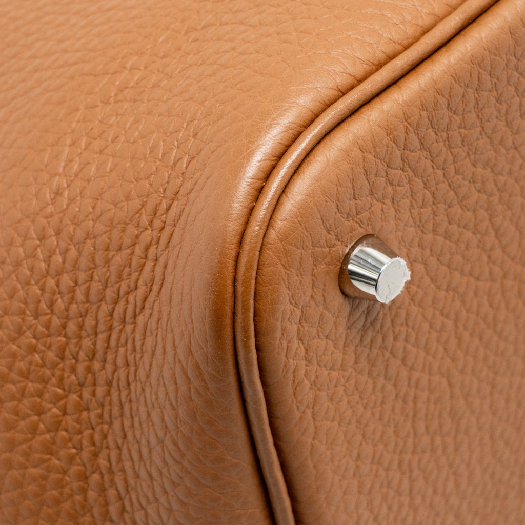 Hermes Picotin 22 Lock Bag Clemence Gold SHW