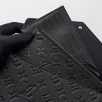 LOUIS VUITTON FELICIE POCHETTE MONOGRAM EMPREINTE BLACK GHW(NEW VERSION)