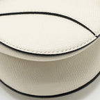 DIOR MINI SADDLE BAG CALFSKIN WHITE GHW
