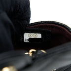CHANEL FLAP CARDHOLDER BELT BAG CAVIAR BLACK LGHW