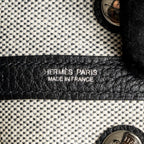 HERMES NEO GARDEN PARTY 23 CANVAS/NEGONDA ECRU/NOIR SHW