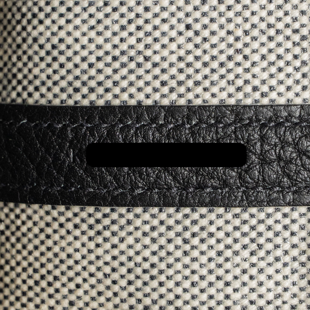 HERMES NEO GARDEN PARTY 23 CANVAS/NEGONDA ECRU/NOIR SHW