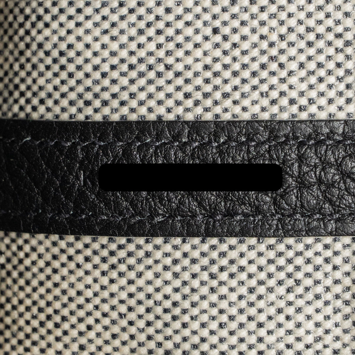 HERMES NEO GARDEN PARTY 23 CANVAS/NEGONDA ECRU/NOIR SHW