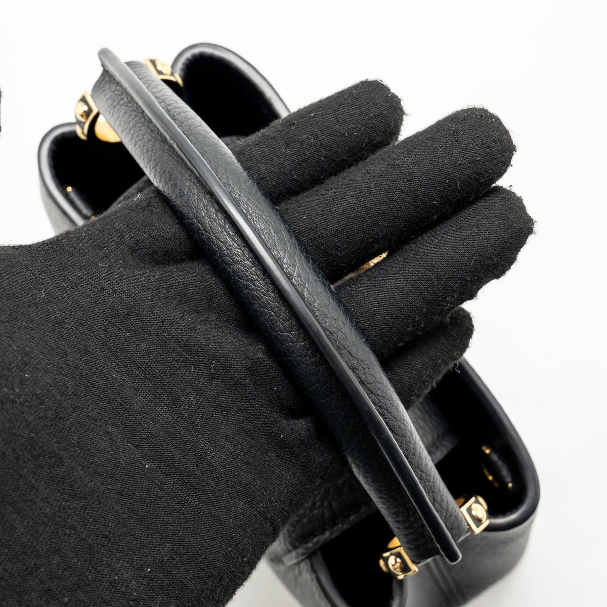 Louis Vuitton mini capucines Taurillon black GHW