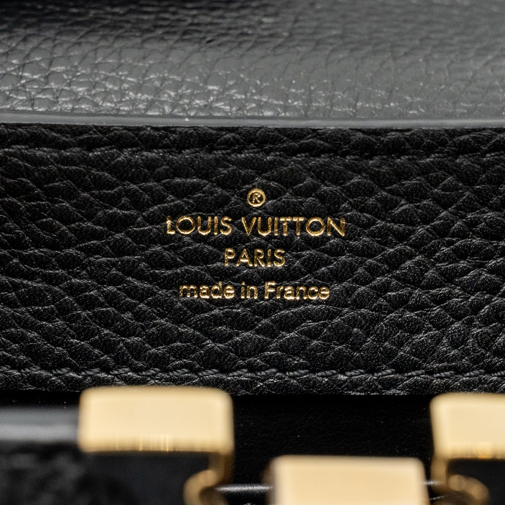 Louis Vuitton mini capucines Taurillon black GHW