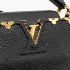Louis Vuitton mini capucines flower crown line Taurillon black GHW
