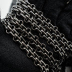 CHANEL 2.55 226 REISSUE DOUBLE FLAP BAG GRAINED CALFSKIN BLACK SHW