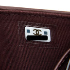 CHANEL SMALL COMPACT WALLET CAVIAR BLACK LGHW (MICROCHIP)