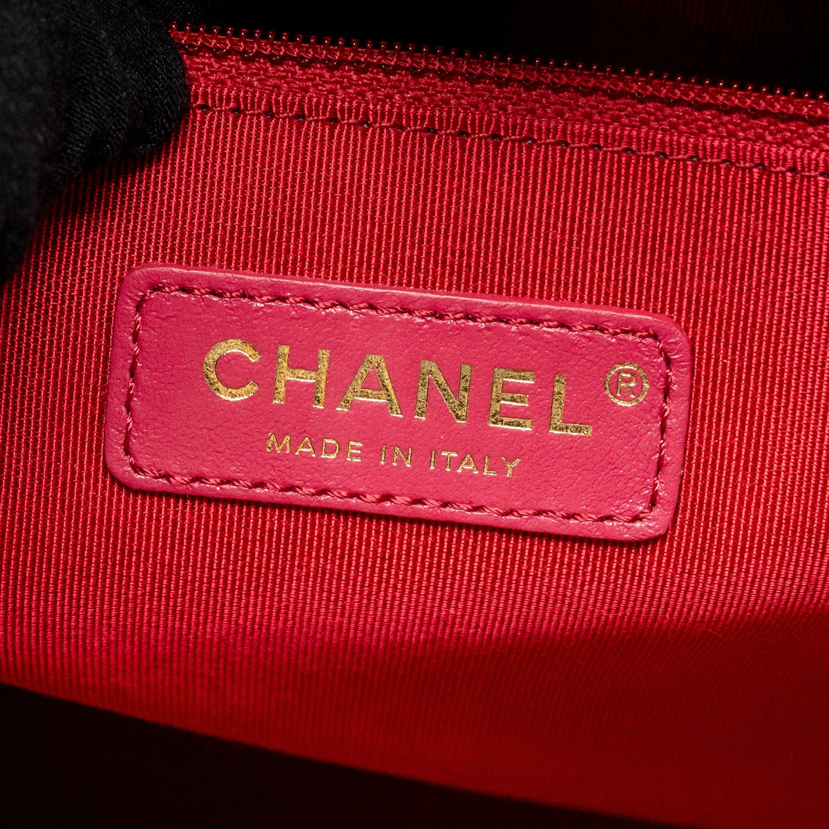 Chanel North South Shopping Tote Bag Aged Calfskin Black GHW