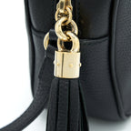 GUCCI DISCO CAMERA BAG CALFSKIN BLACK LGHW